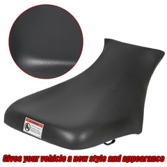 ECOTRIC Foreman 500 seat close-up material, rugged vinyl designed for daily riding.