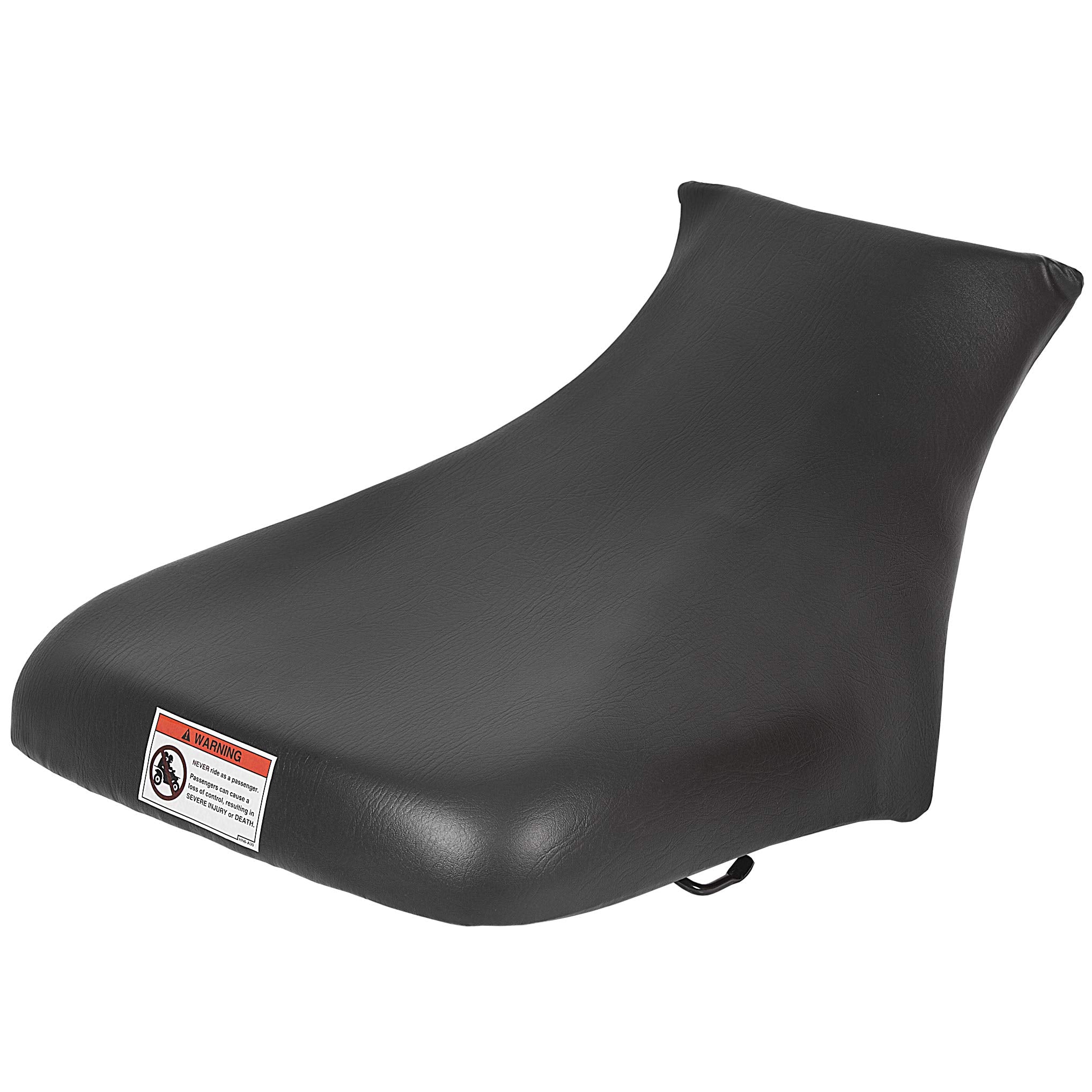ECOTRIC ATV seat for Foreman 500, front view, improves rider comfort on long trail rides.