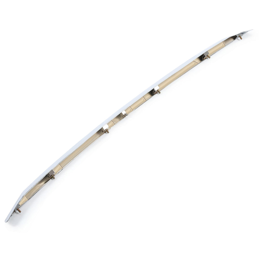 ECOTRIC Avalon front grille molding close-up shows precise fit and durable chrome finish.