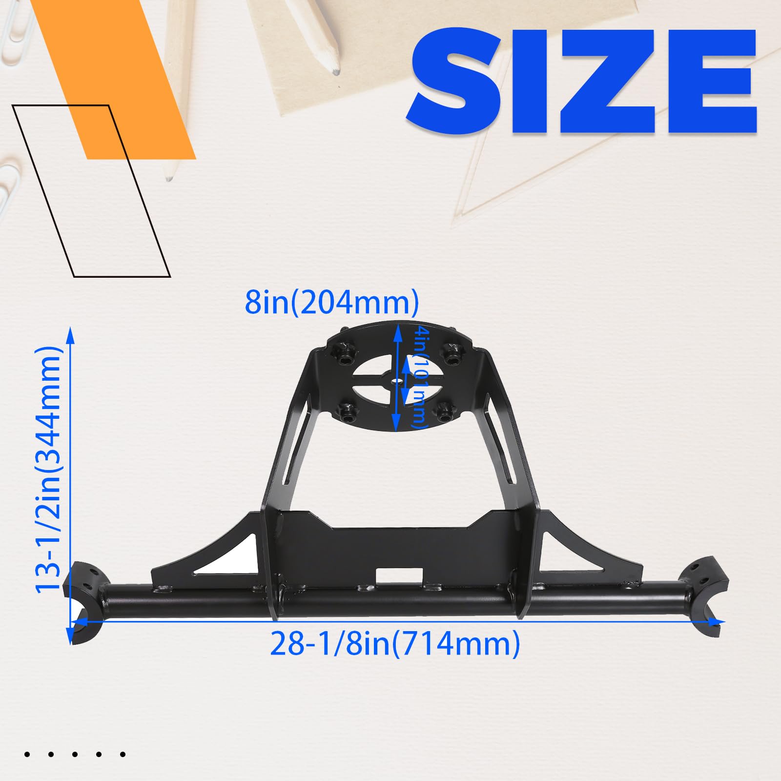 ECOTRIC black powder-coated finish resists rust during wet rides.