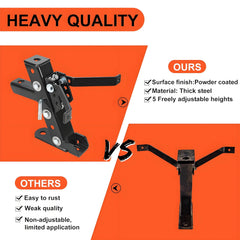 ECOTRIC bolt-on installation setup demonstrates quick mounting on a mower.