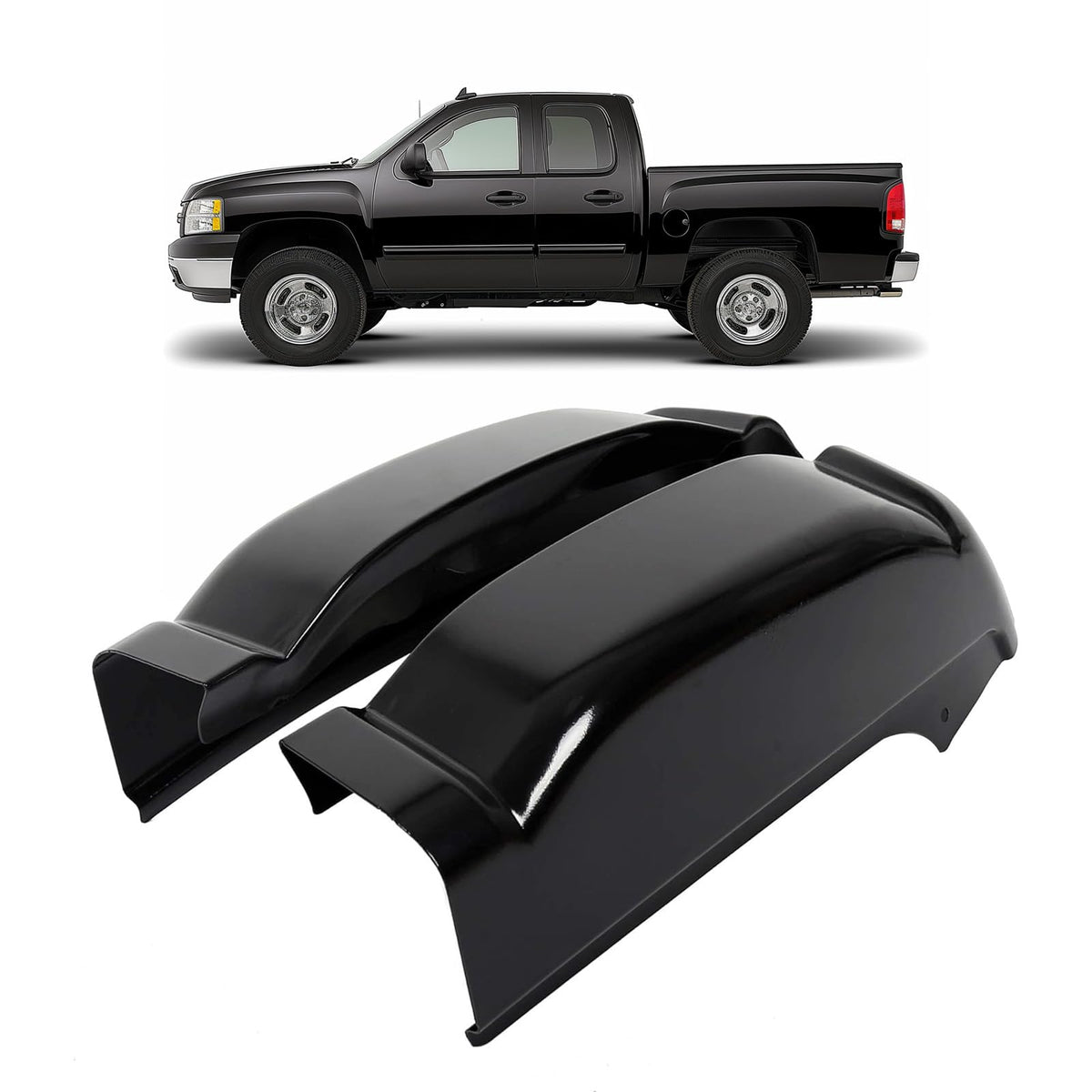 ECOTRIC cab corner left-front for extended cab trucks with durable steel construction.