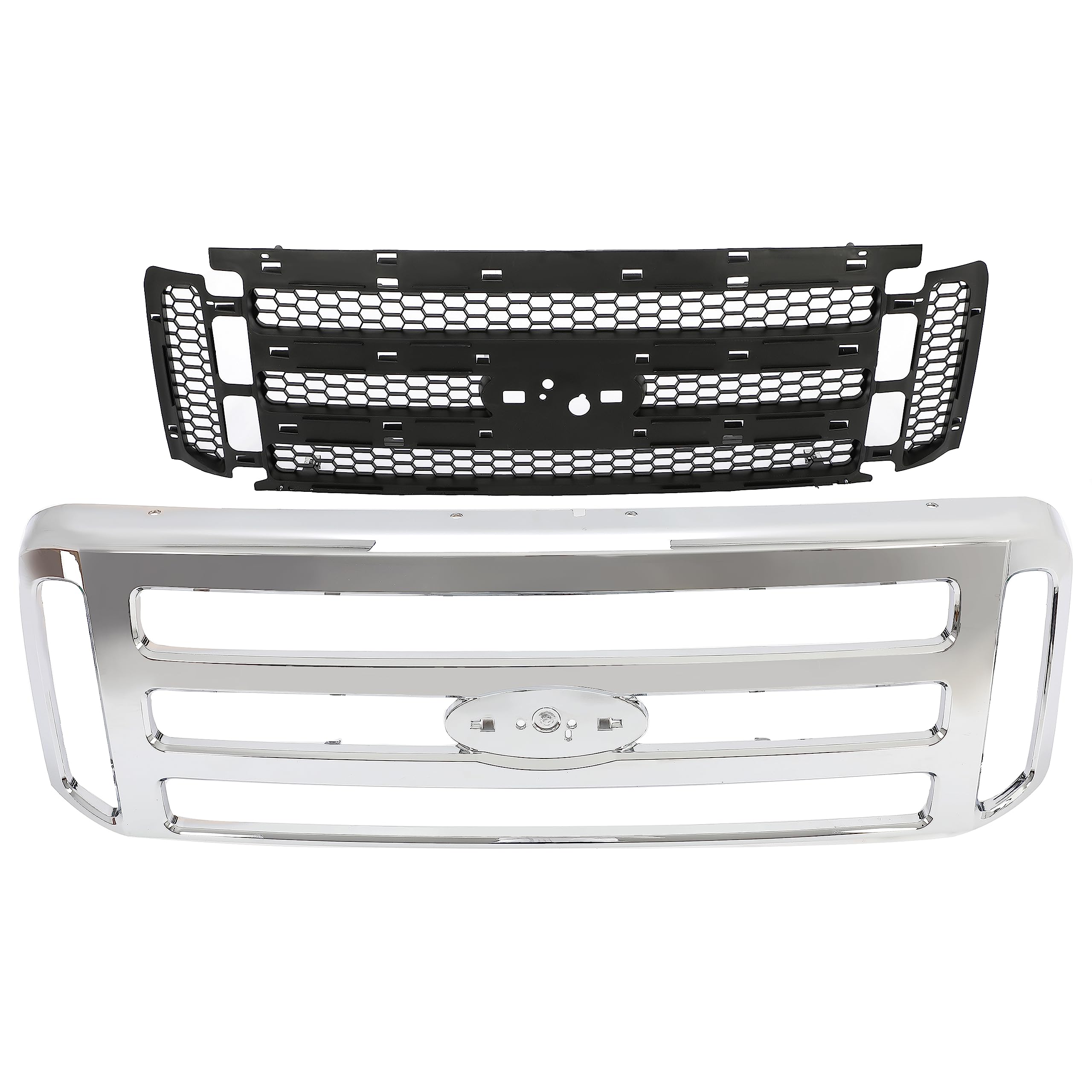 ECOTRIC mesh design helps keep leaves and stones away from the radiator