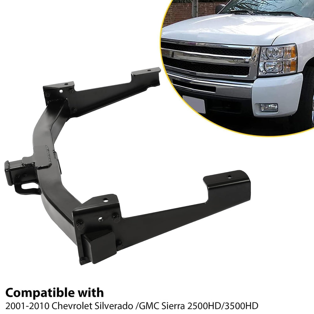Bolt-on installation of ECOTRIC hitch on Silverado; no welding required