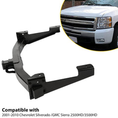 Bolt-on installation of ECOTRIC hitch on Silverado; no welding required