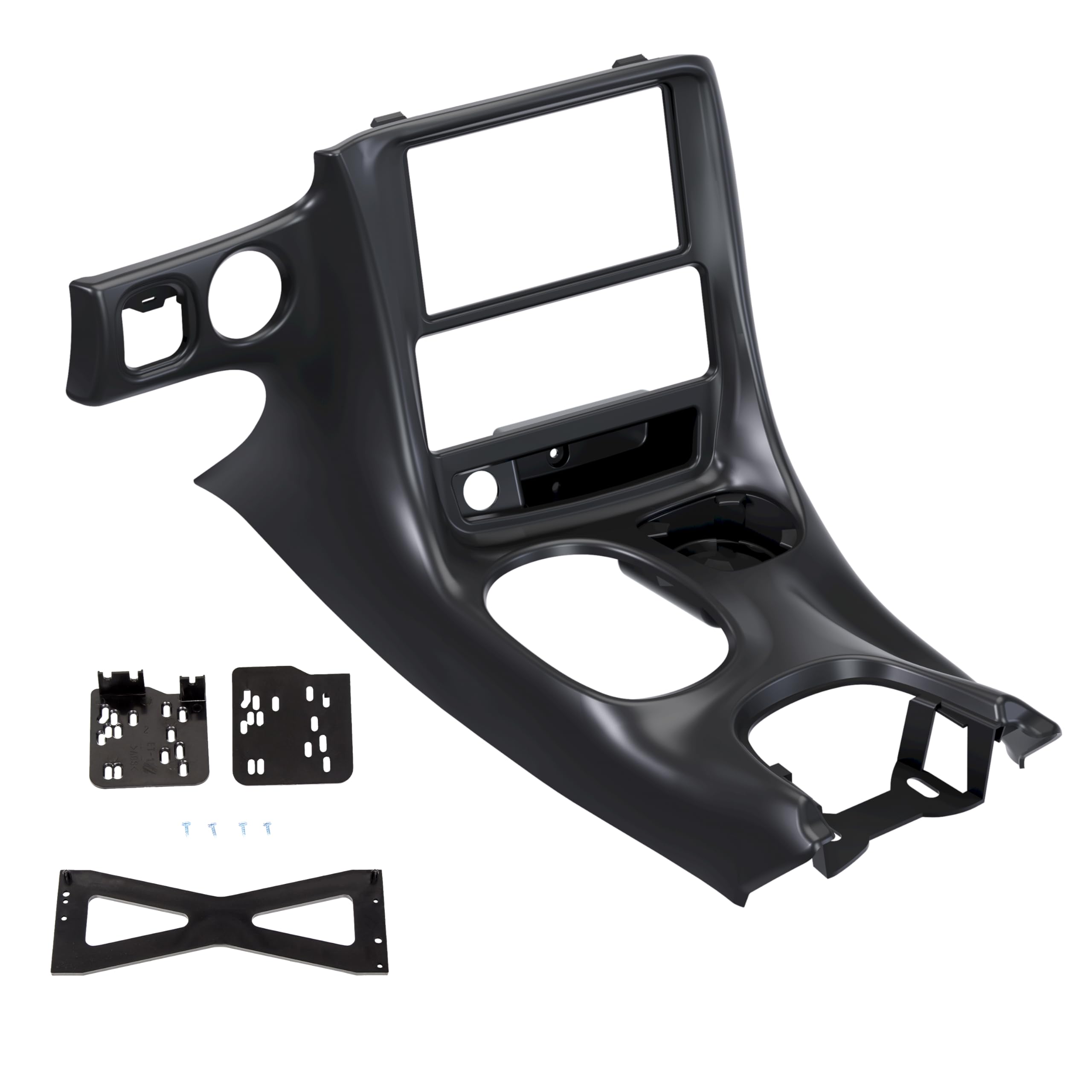 ECOTRIC dash kit for Corvette C5 double din with a precise, gapless finish