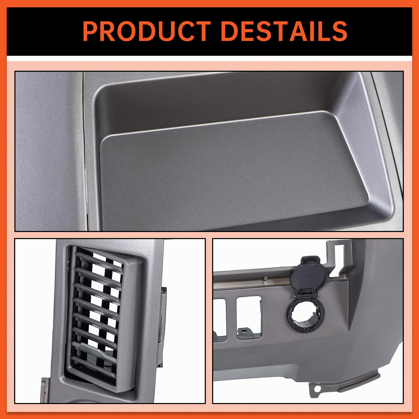ECOTRIC dash-panel lid fitment close-up shows seamless integration.