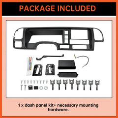 ECOTRIC dash panel matte black ABS material provides durable, UV‑resistant trim.