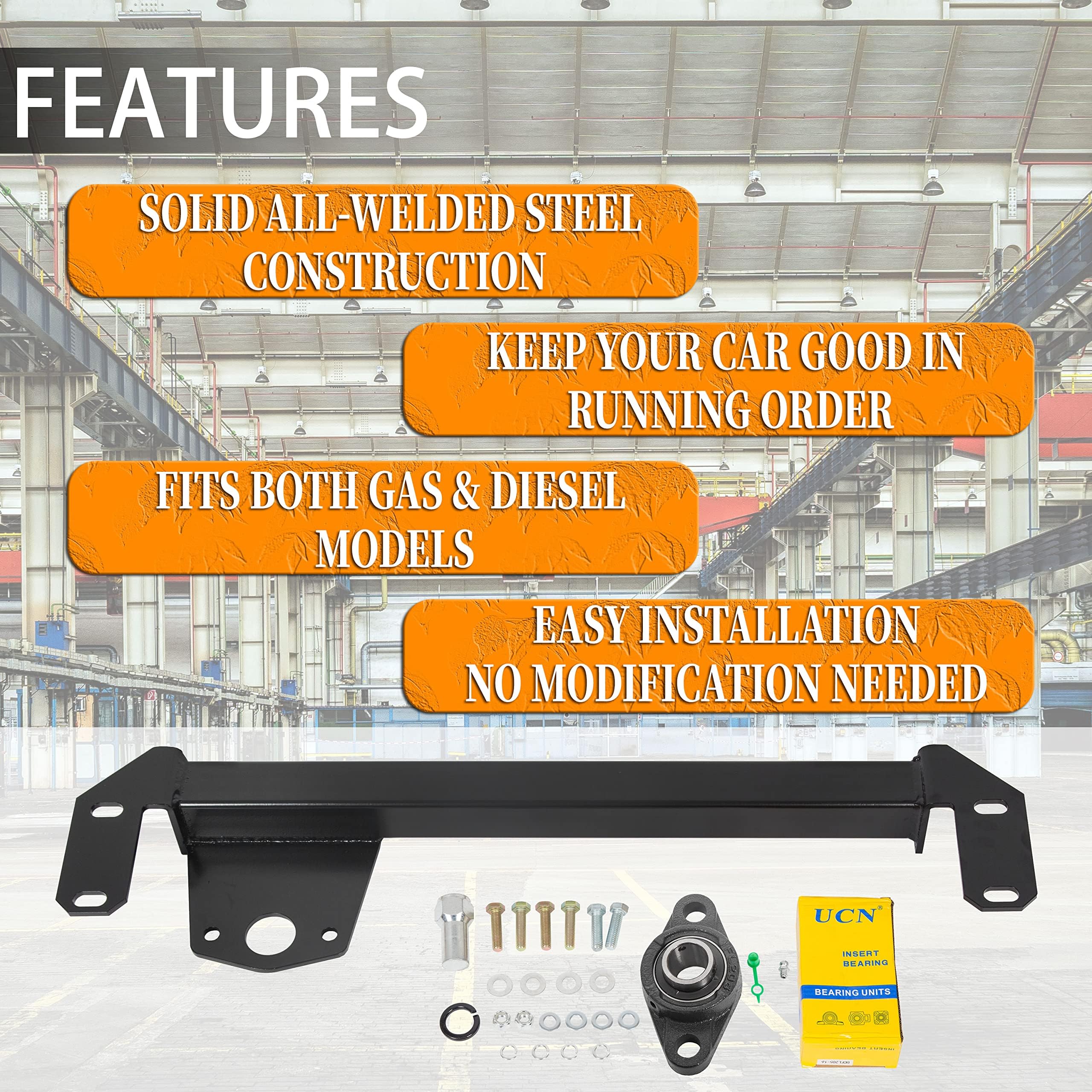 ECOTRIC stabilizer bar side profile on a Dodge Ram 4x4