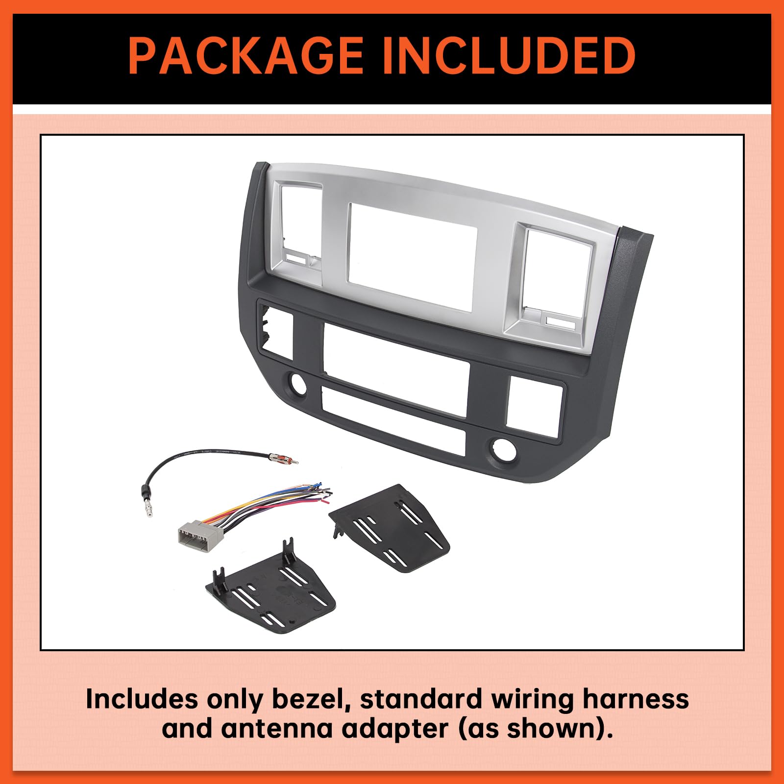 ECOTRIC dash bezel side profile highlights slim, factory-aligned edges for a snug fit.