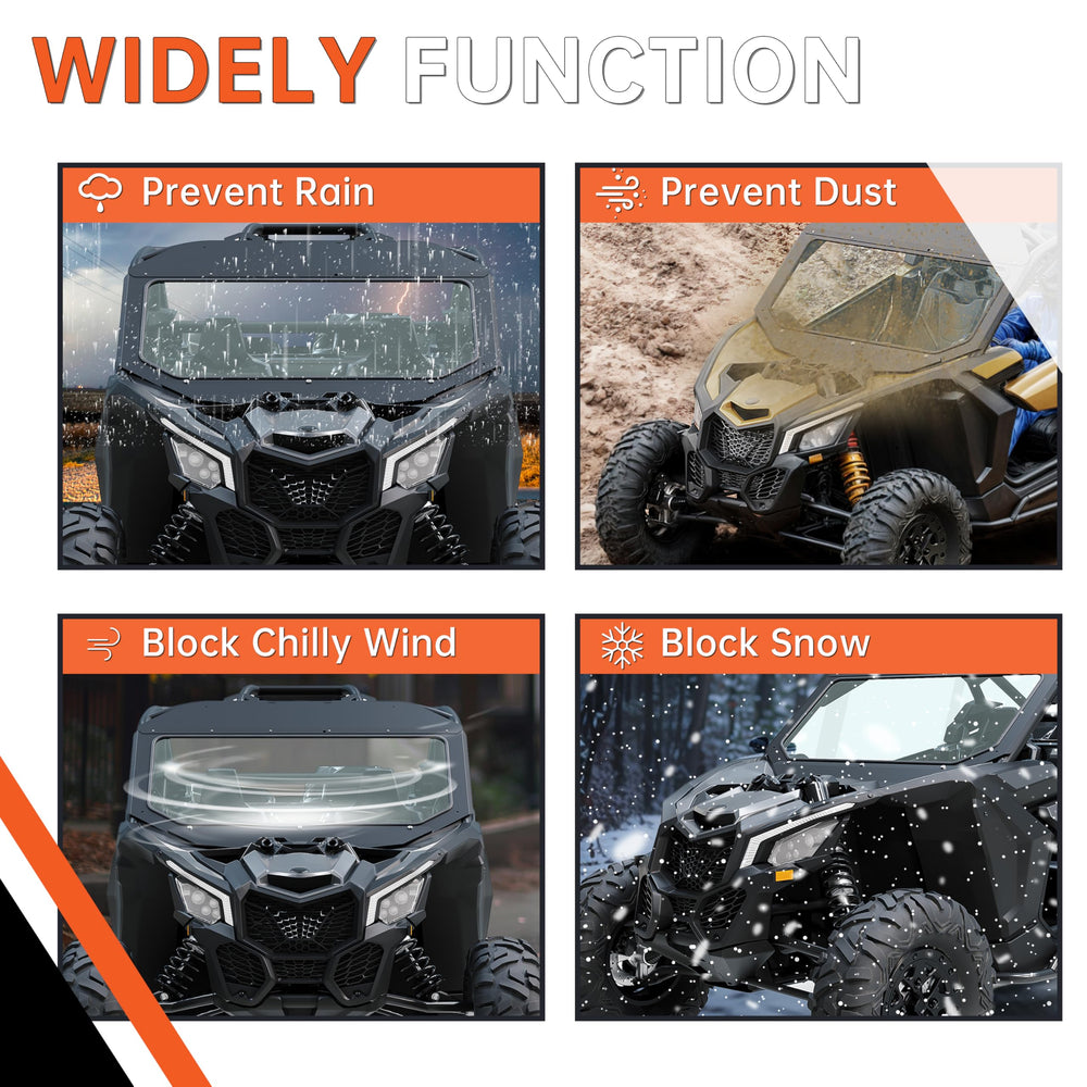 All-weather protection for Can-Am Maverick X3 across sun, rain, and dust