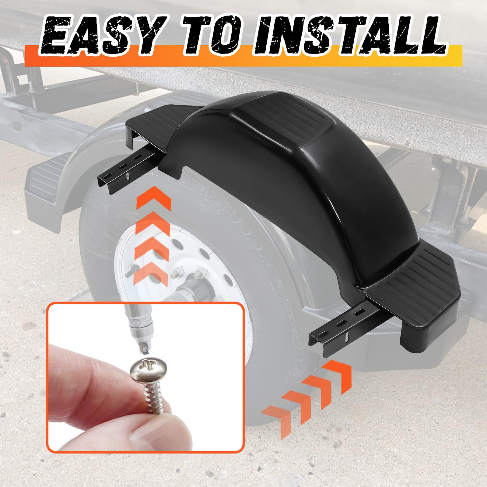 ECOTRIC fenders impact and scratch resistance for rugged use.