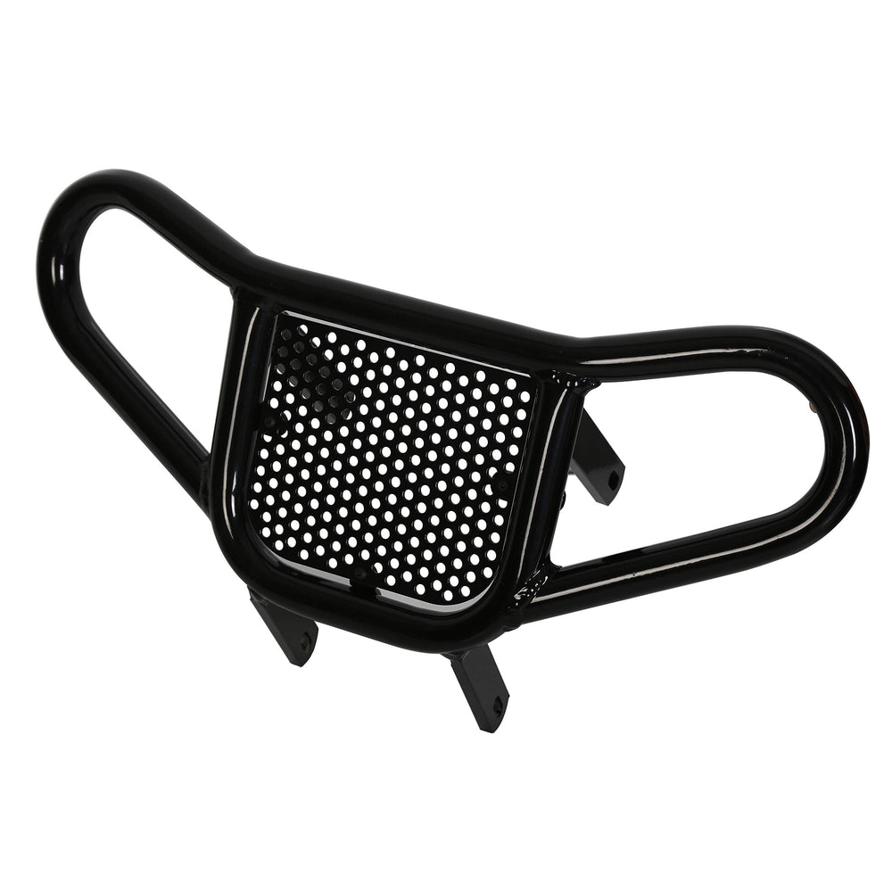 Angle-left view of the ECOTRIC guard highlighting sturdy aluminum construction.