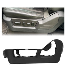 ECOTRIC front driver side seat trim panel bezel close-up for a refreshed interior