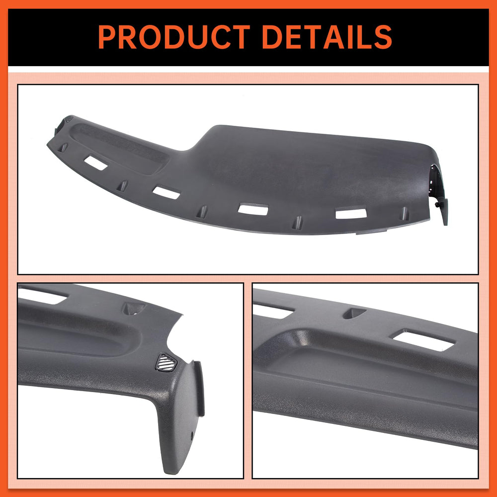 ECOTRIC front-fit dash panel for Dodge Ram with screw clip mounting.