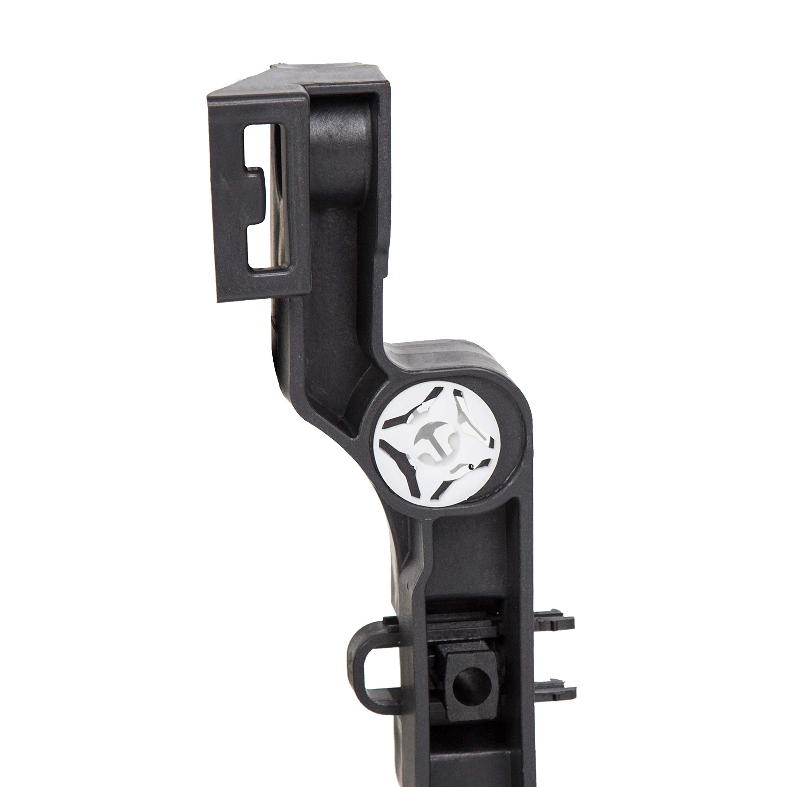 ECOTRIC headlight bracket installed on a Dodge Ram improves visibility