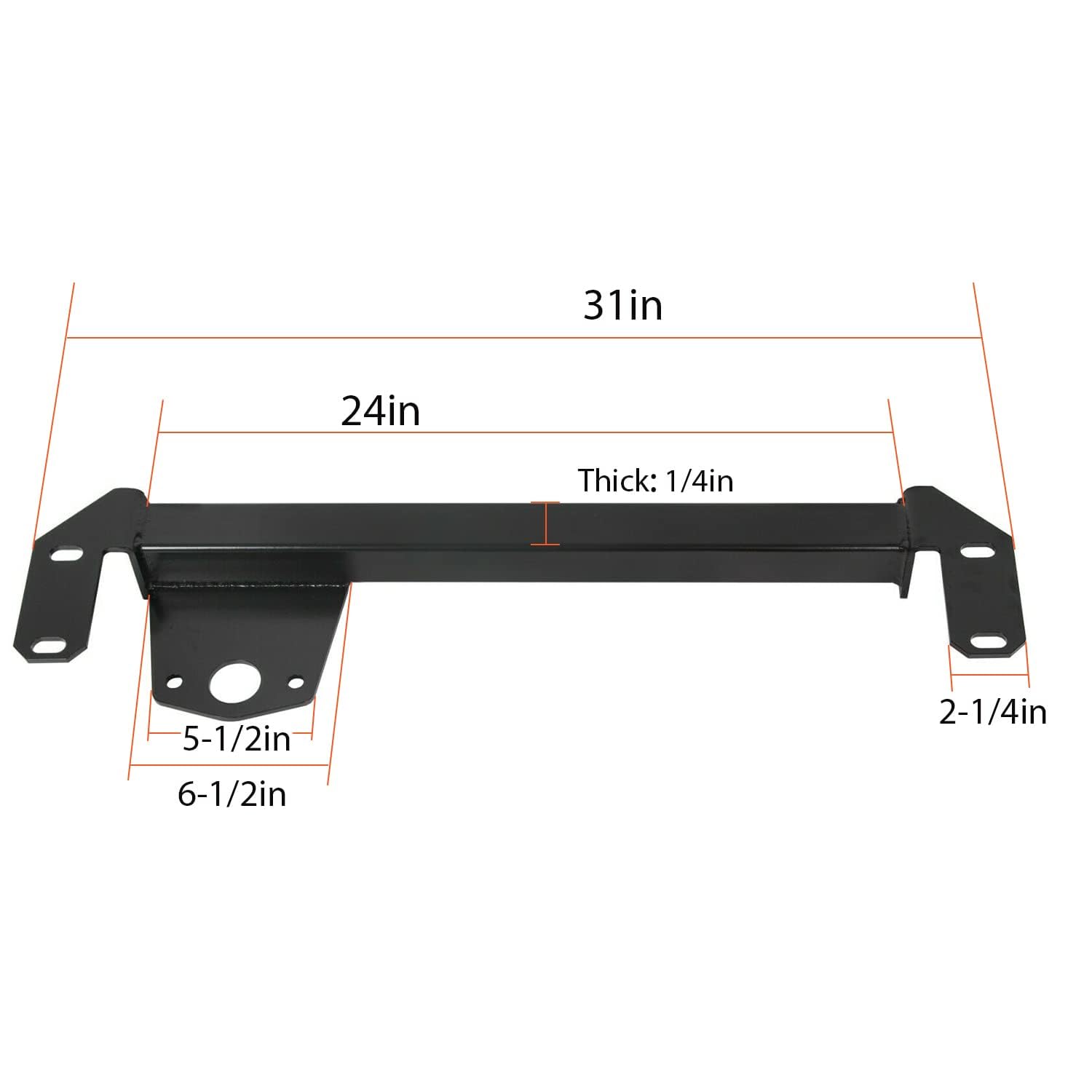 ECOTRIC stabilizer bar hardware and installation instructions included