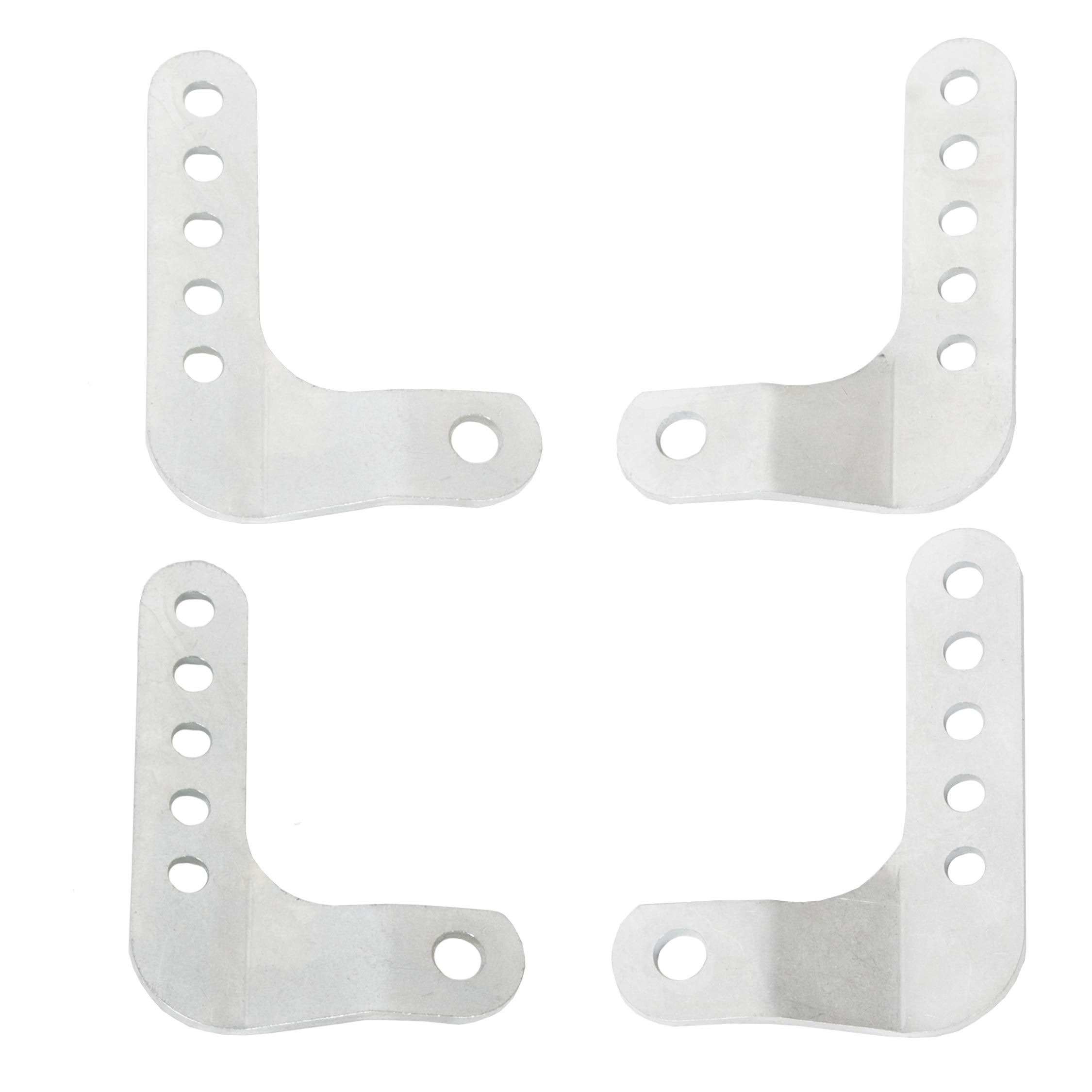 ECOTRIC 3/16-inch L-brackets offer rigid support for shocks.