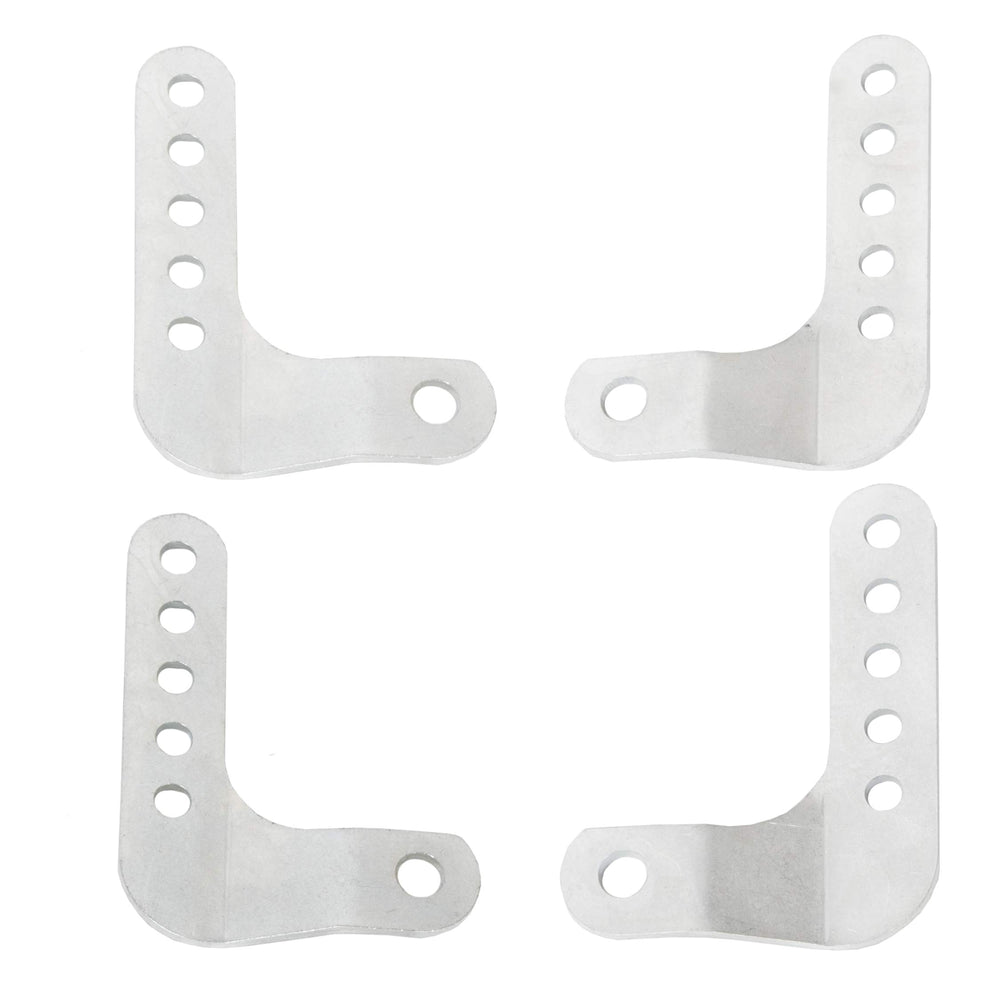 ECOTRIC 3/16-inch L-brackets offer rigid support for shocks.
