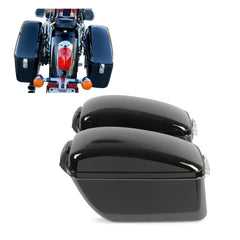 ECOTRIC 60L saddle bags side view showing expanded cargo space