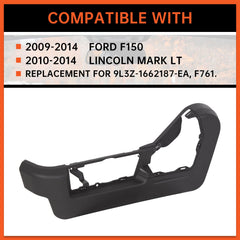 ECOTRIC left seat trim panel bezel installed to restore factory aesthetics