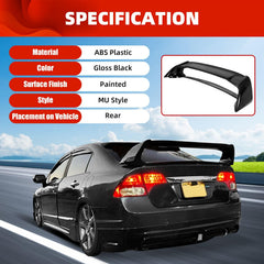 ECOTRIC spoiler wing package includes hardware for easy install.