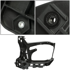 ECOTRIC left headlamp mounting bracket for Ram, sturdy plastic for reliable fit.