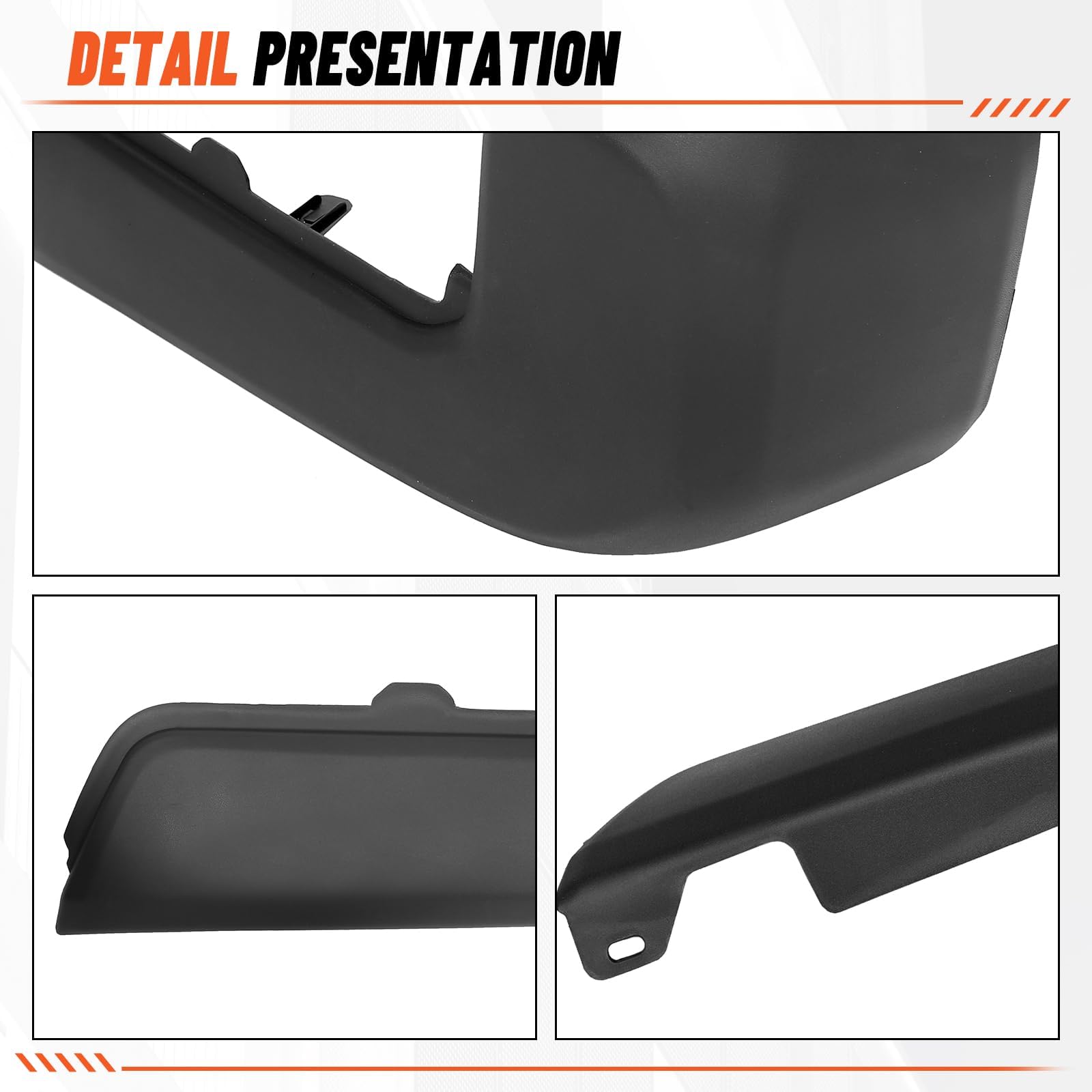 ECOTRIC rear bumper end cap mounting area with protective edge