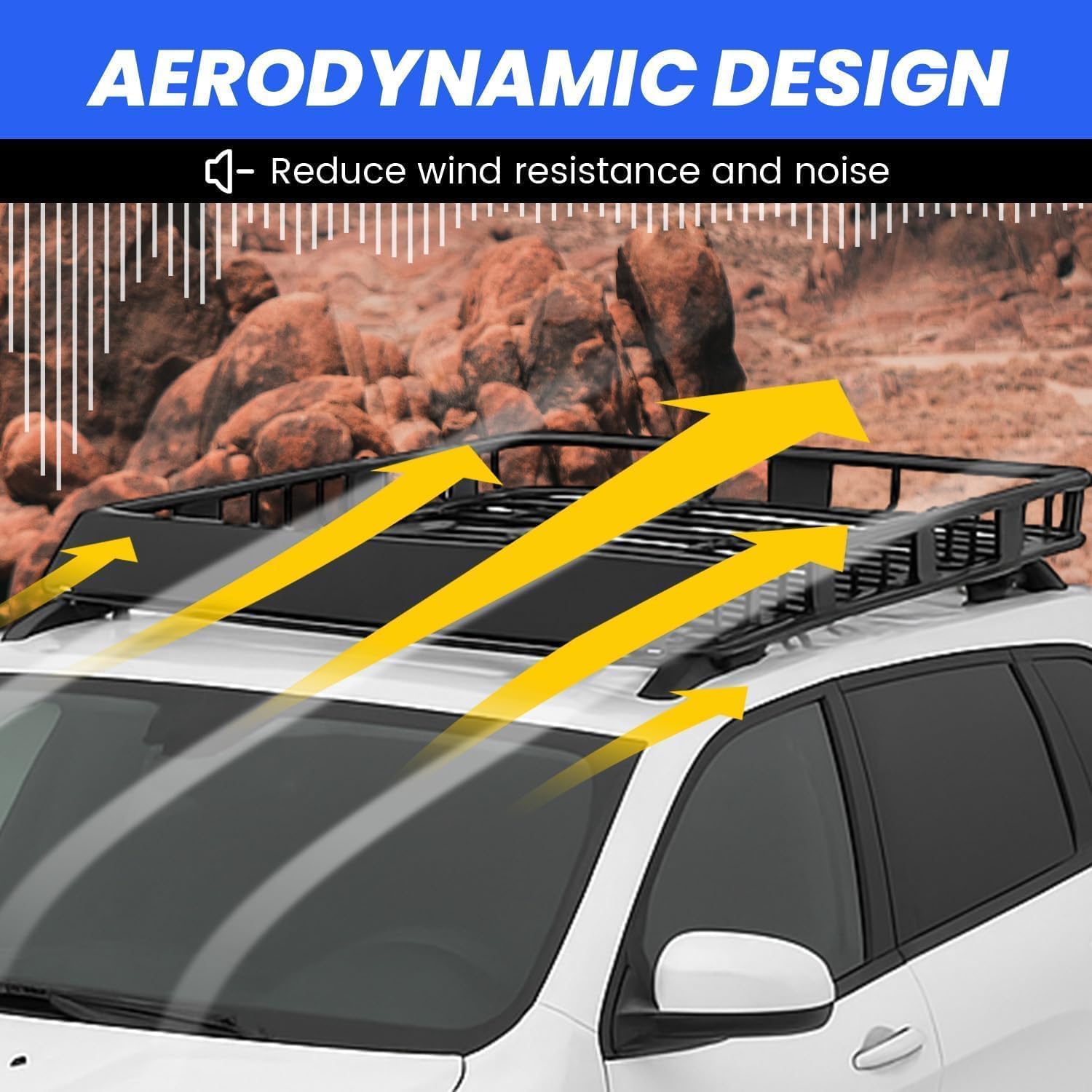 ECOTRIC steel-frame roof rack showcases rugged construction and durability.
