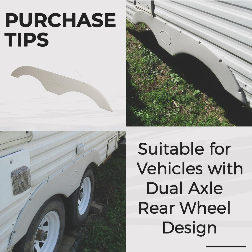 ECOTRIC fender coverage for tandem trailers improves durability and look.