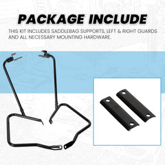 ECOTRIC guard bars kit close-up showing steel build and hardware