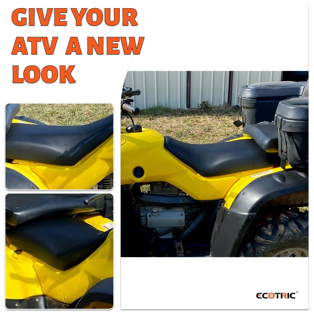 ECOTRIC seat buckle area demonstrates reinforced seam for stability