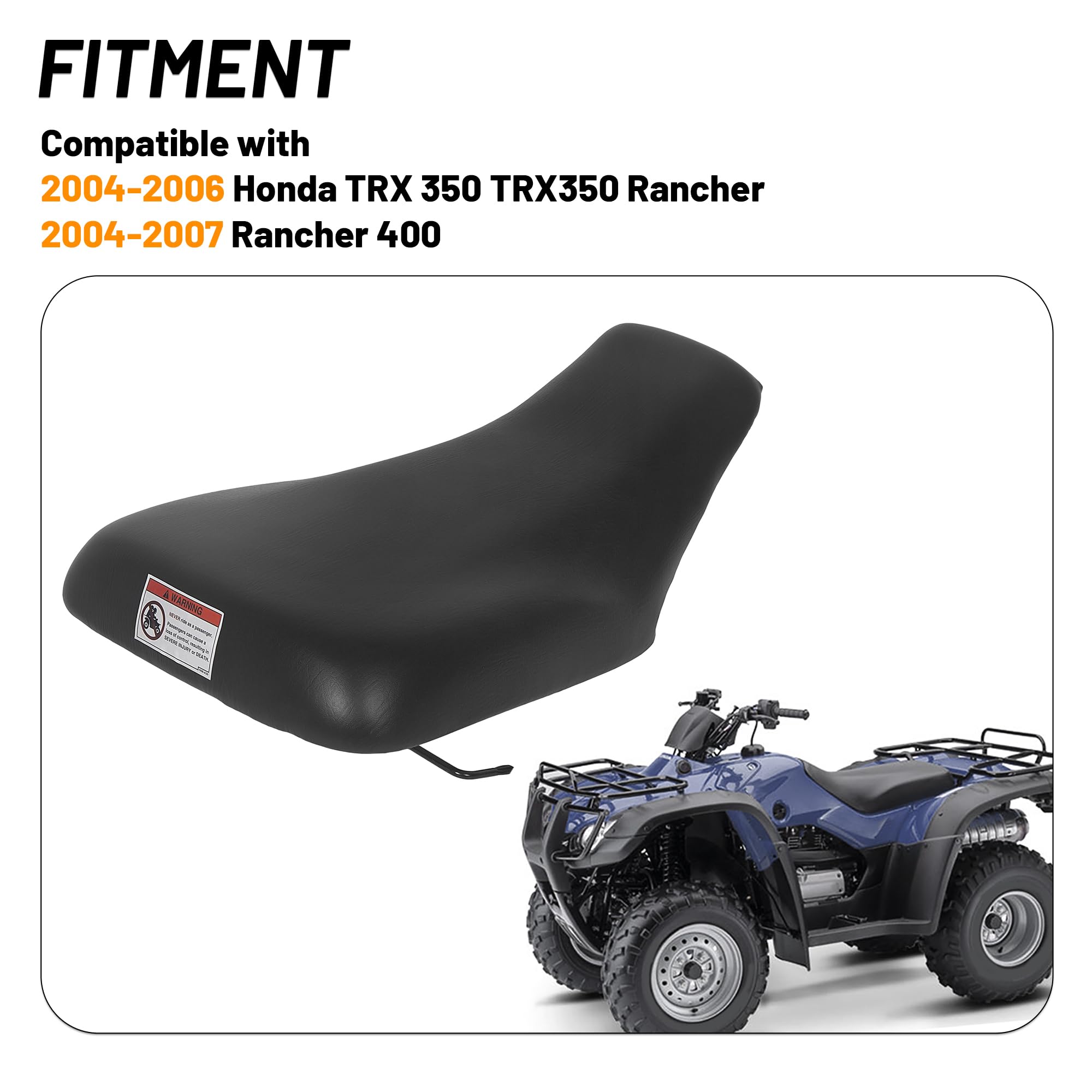ECOTRIC seat top view highlights secure fit and full coverage