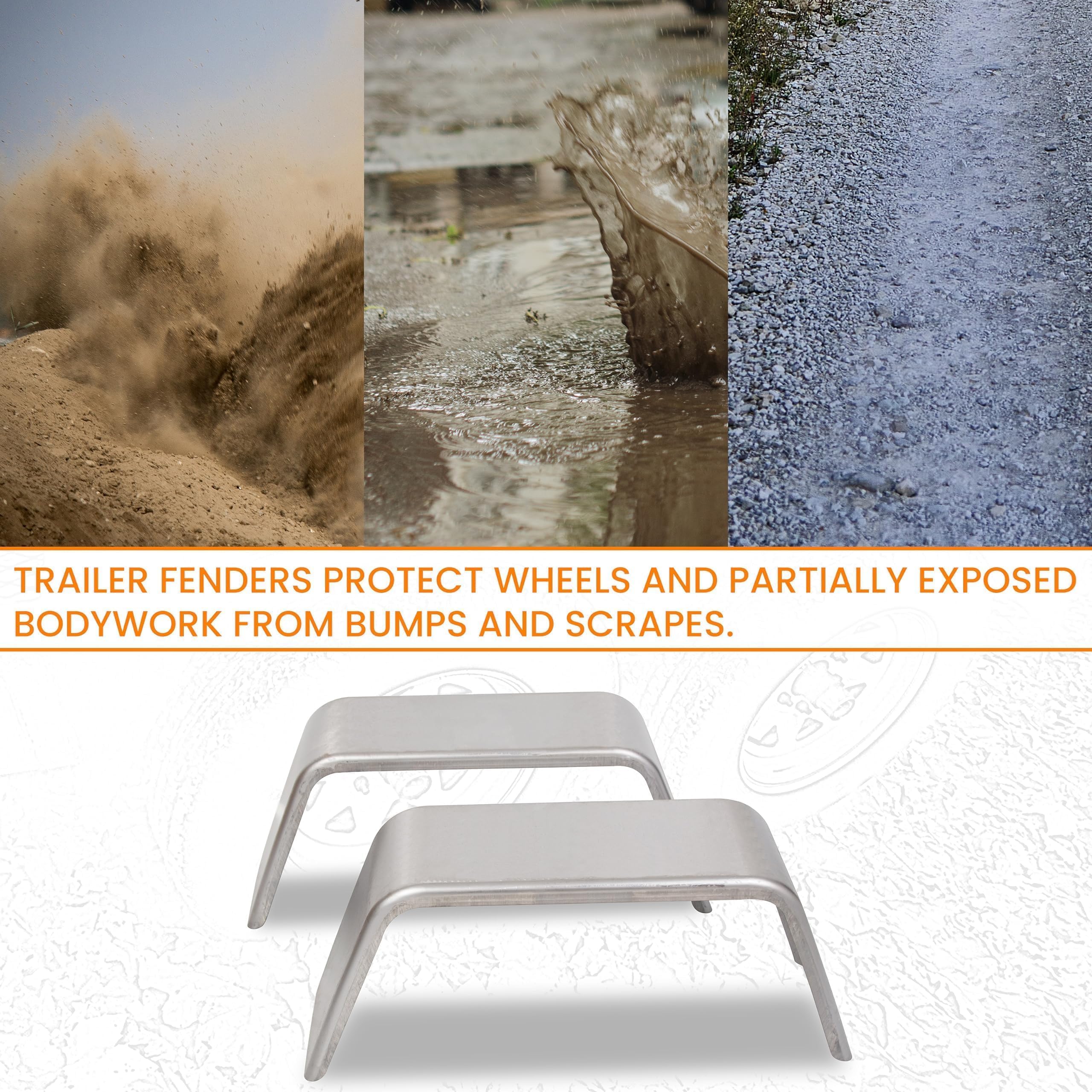 ECOTRIC square fender design reduces debris impact during transport