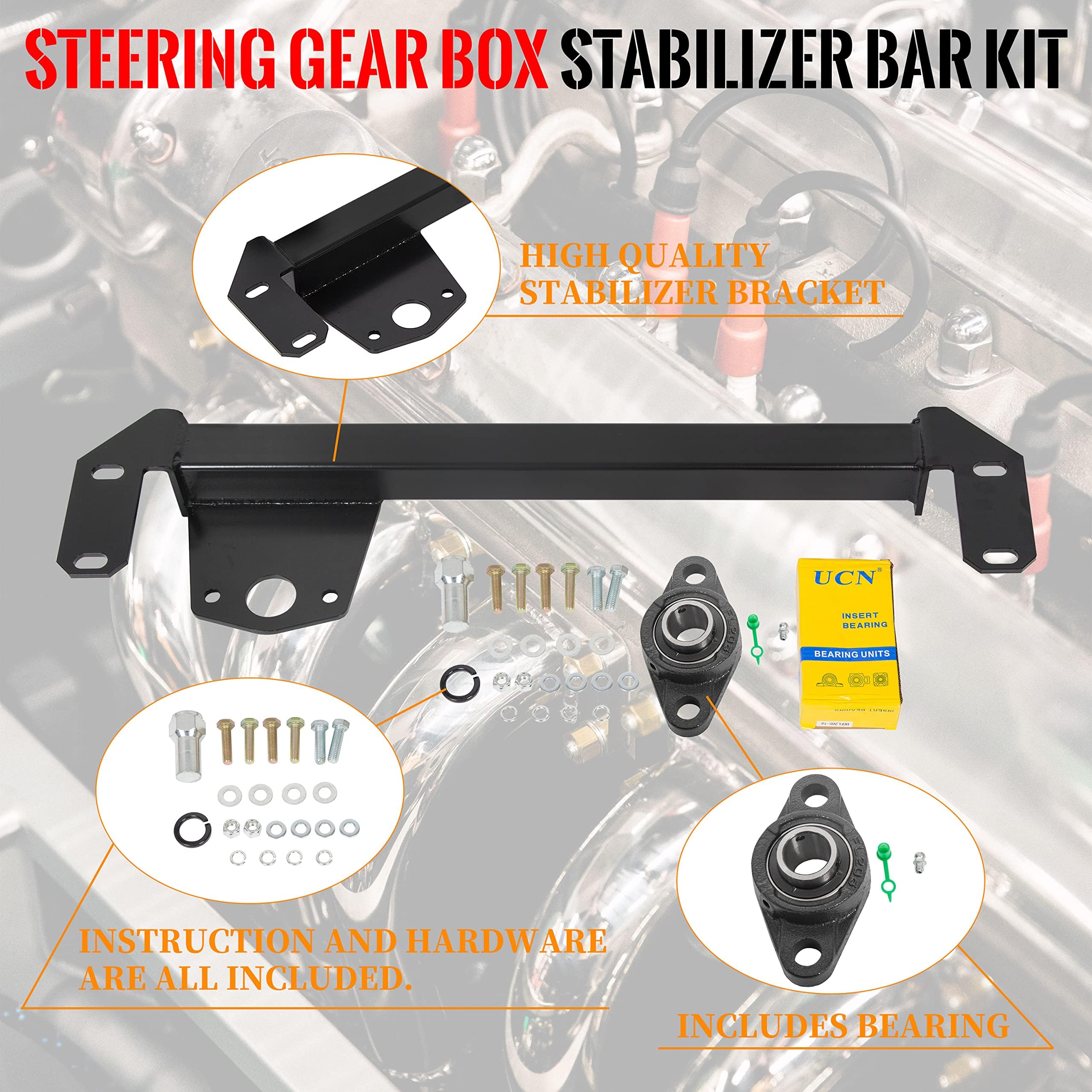 ECOTRIC stabilizer bar kit for Dodge Ram 4x4 installation visuals