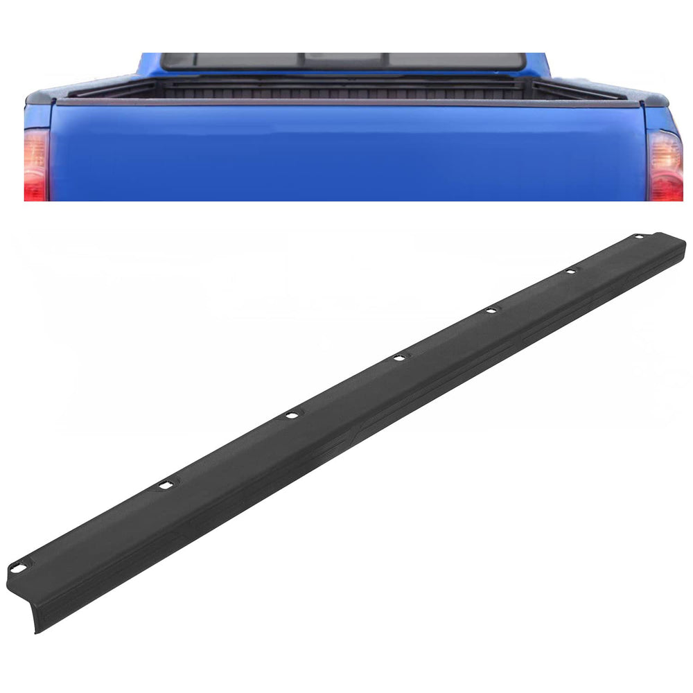 ECOTRIC tailgate molding cap cover closeup textured black ABS finish for long-lasting protection.