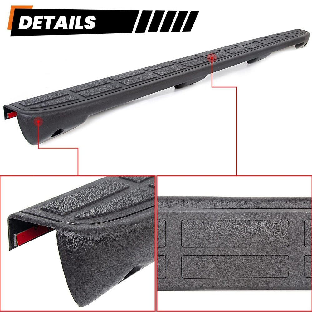 Front view of ECOTRIC tailgate spoiler cap cover for a clean finish