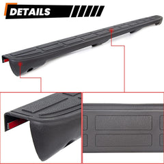 Front view of ECOTRIC tailgate spoiler cap cover for a clean finish