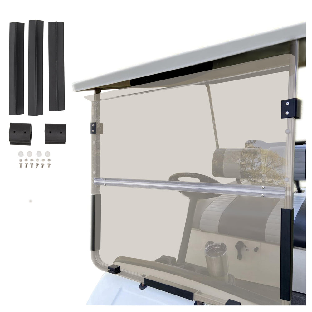 ECOTRIC tinted windshield for Yamaha G14/G16/G19 enhances visibility while reducing glare