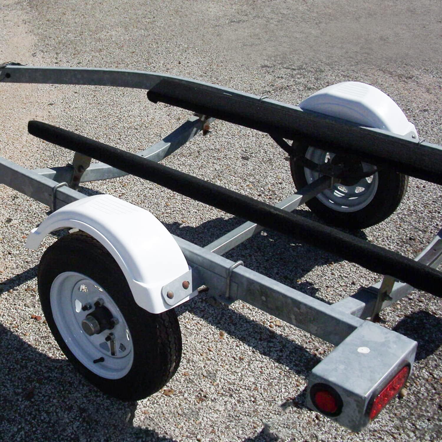 ECOTRIC trailer fender 300 lbs capacity supports secure top step use