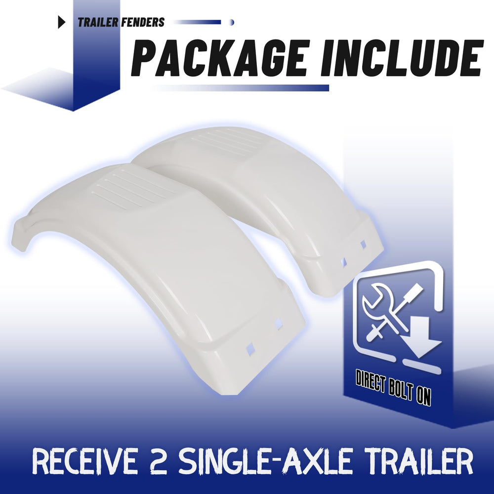 ECOTRIC trailer fender HDPE durability withstands weather and road wear