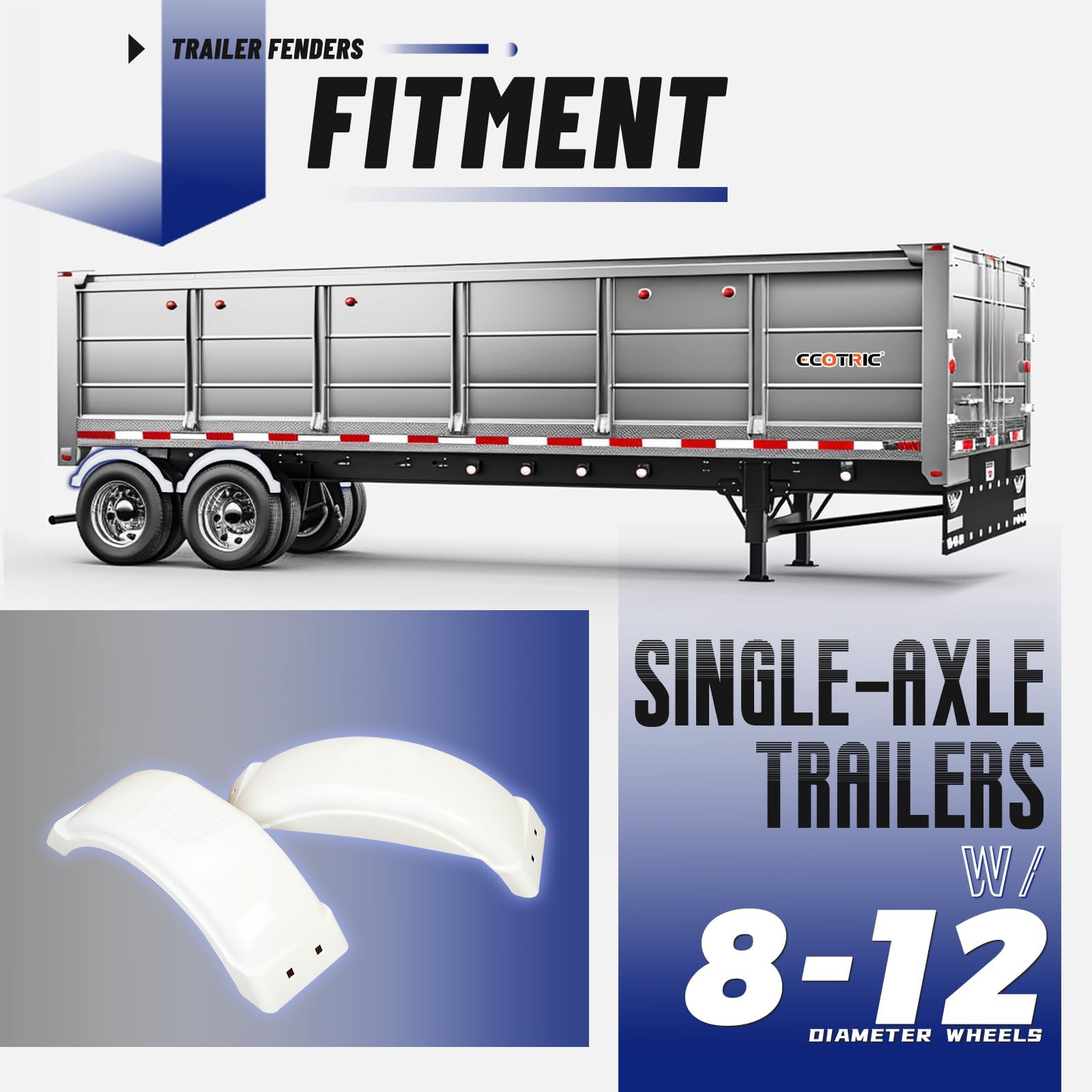 ECOTRIC trailer fender top-step demonstrates integrated step for easier access