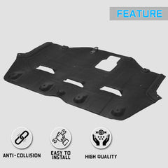 ECOTRIC underbody protection shot highlights debris shield guarding the underside