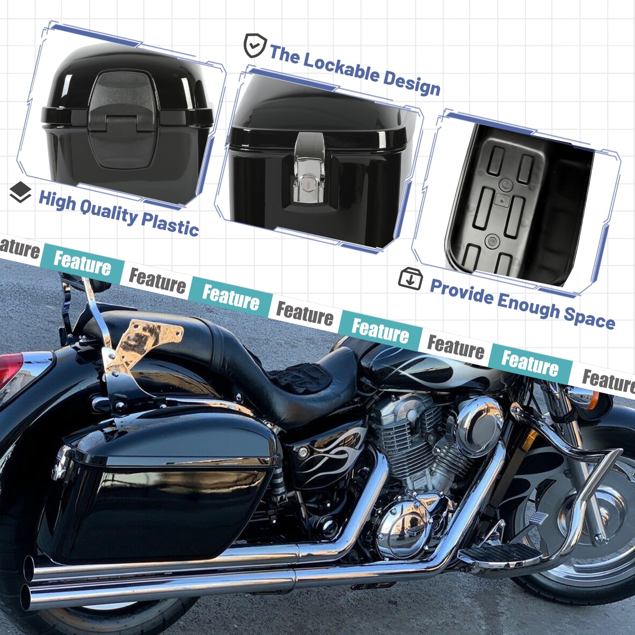 ECOTRIC brackets fit Harley Dyna compatibility for secure mount