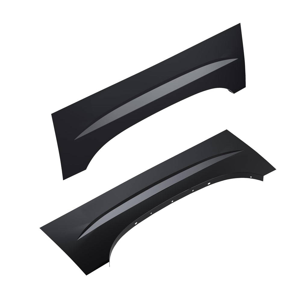 ECOTRIC wheel arch panel black finish provides durable protection