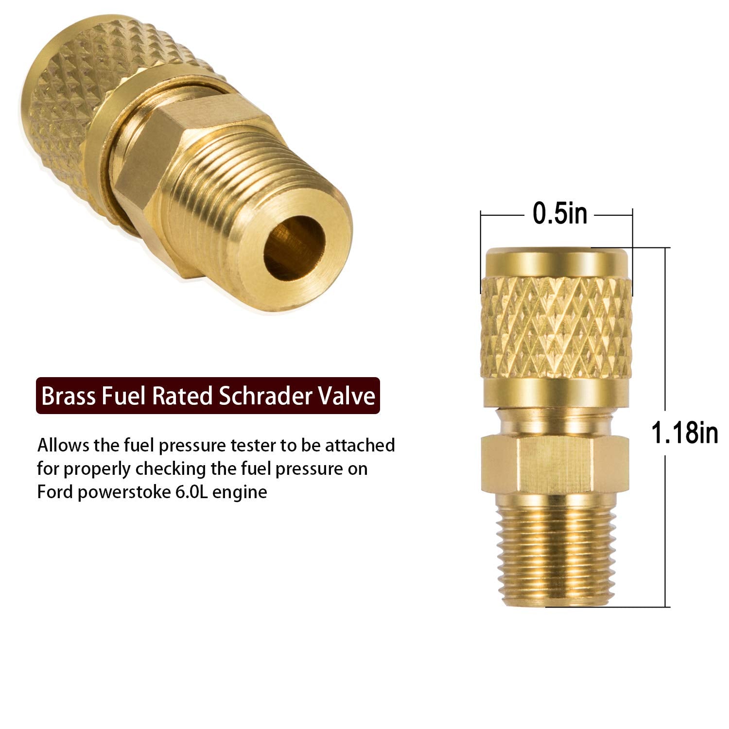 E-cowlboy 1/8 NPT port for accurate pressure measurement
