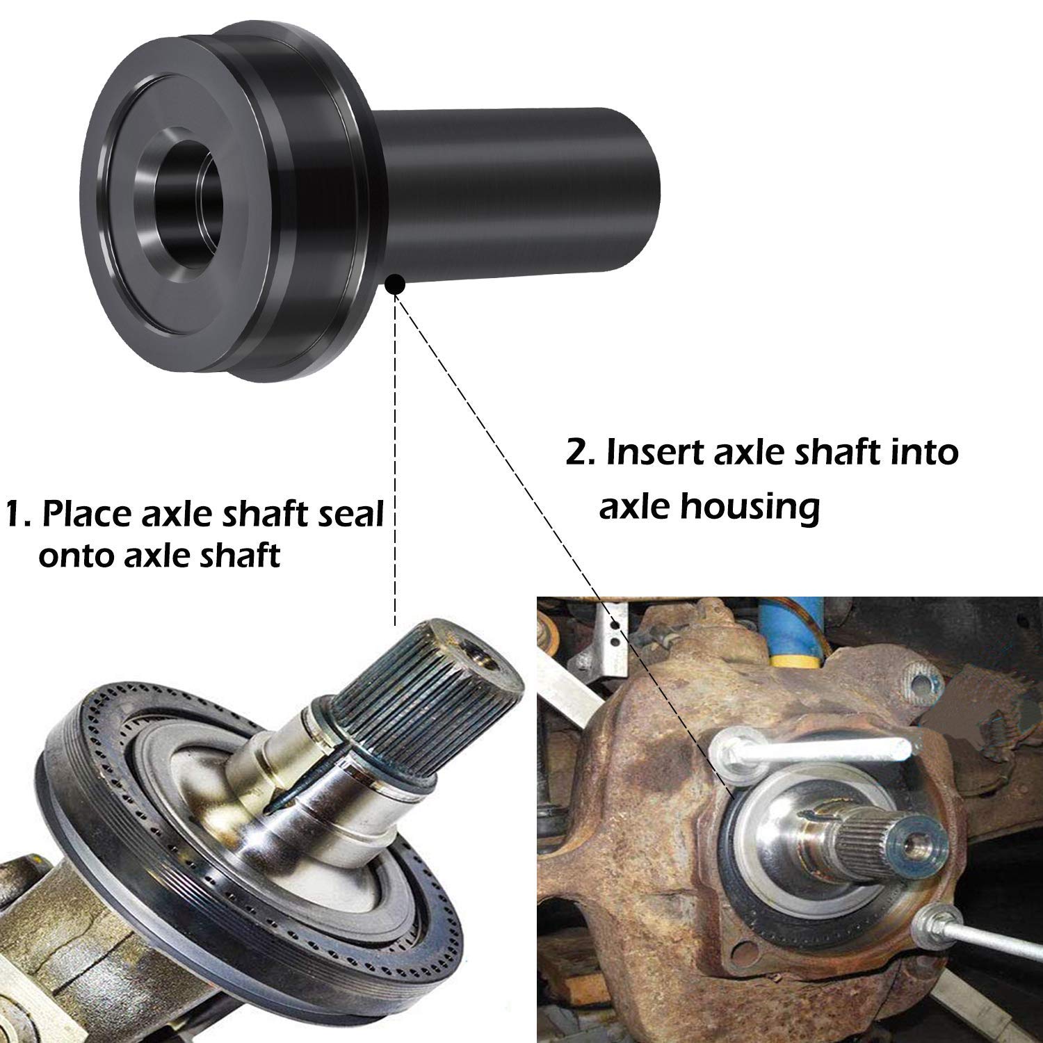 Designed for 2006–2019 Ford F-250/F-350 4x4 axles with vacuum hubs.
