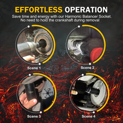 E-cowlboy 6-point alloy steel socket provides secure torque transfer