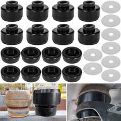 Ecowlboy 7-141 upper body mount shows OEM-style fit for Silverado, reduces cab movement.