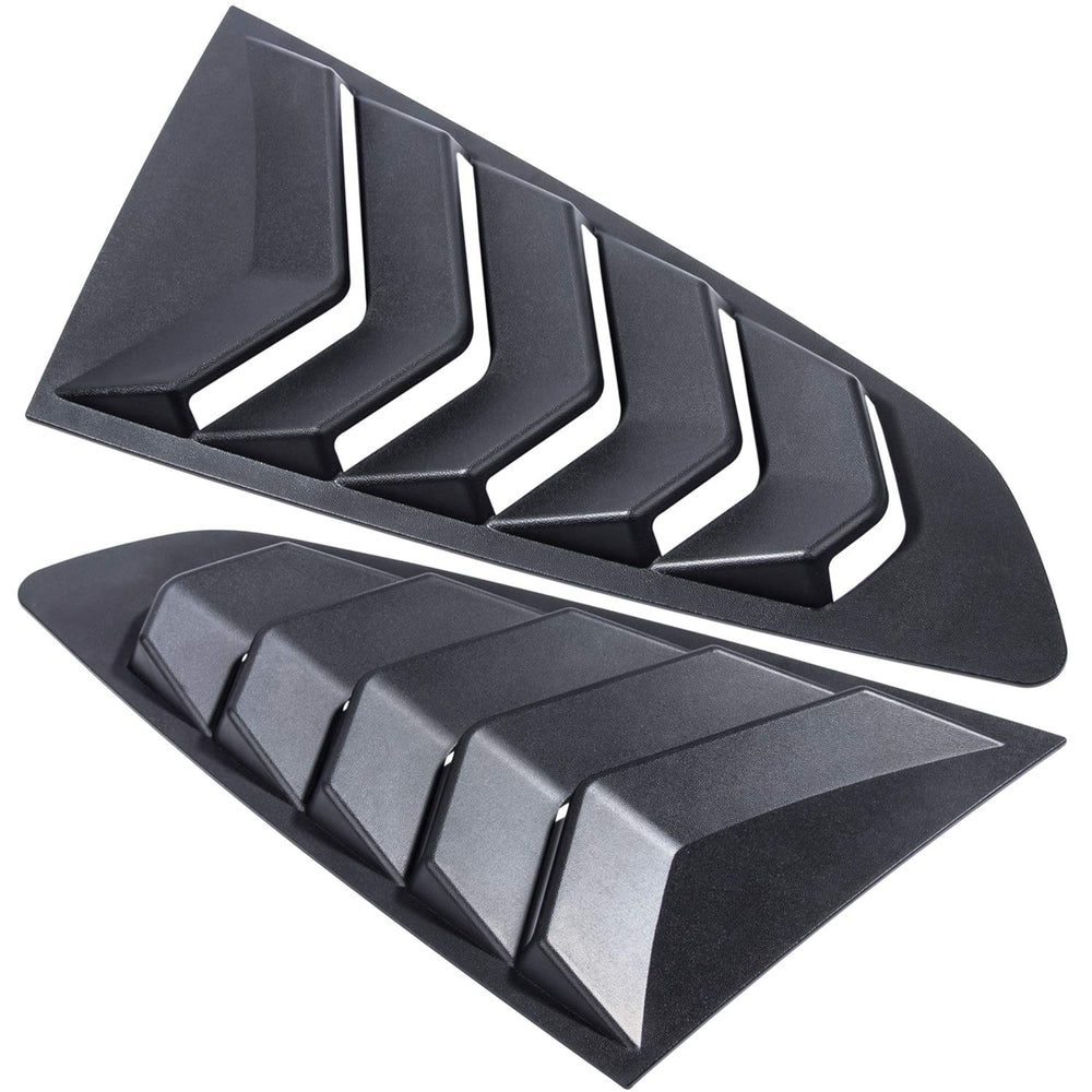 All-weather louvers maintain secure fit during daily driving